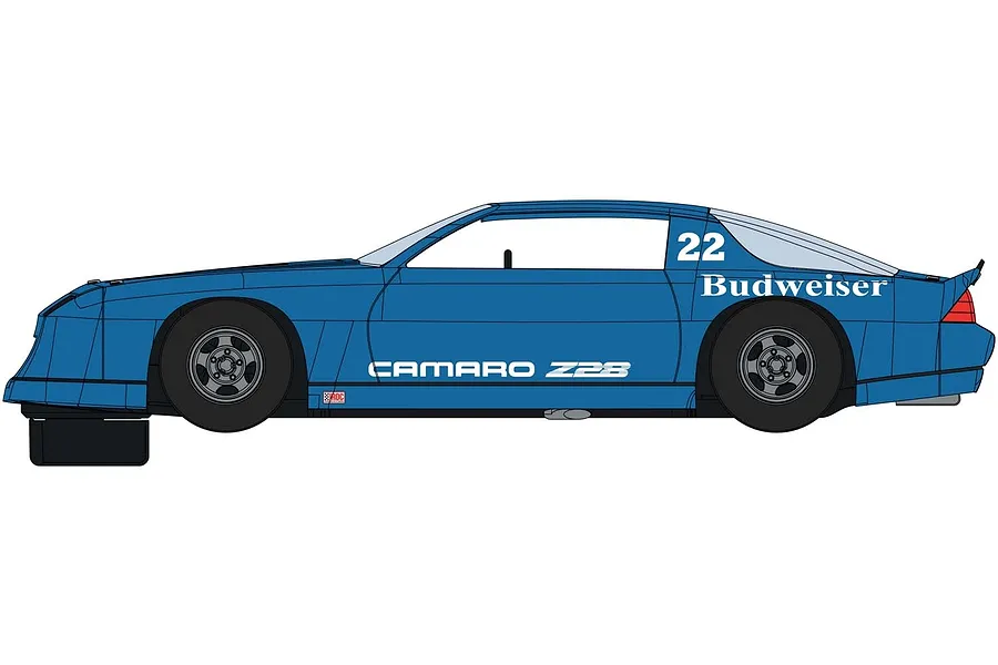 Scalextric 1/32 Chevrolet Camaro IROCZ Blue Slot Car image 2