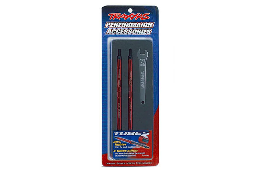 Traxxas Tubes Red Aluminium Turnbuckles 2Pcs image 5337
