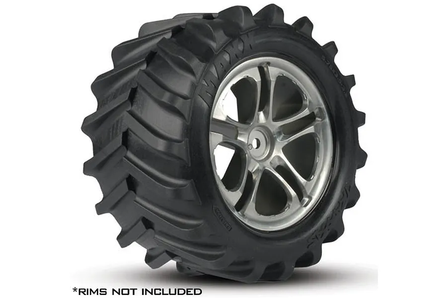 Traxxas 3.8&amp;quot; Maxx Chevron Tyres w/ Foam Inserts 2Pcs image 5341
