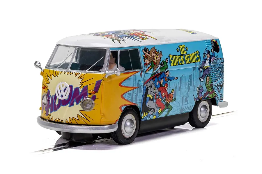 Scalextric 1/32 VW Panel Van T1B DC Comics Slot Car image 53403