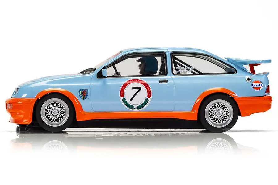 Scalextric 1/32 Ford Sierra RS500 Gulf Edition Richard Millar Slot Car image 53438