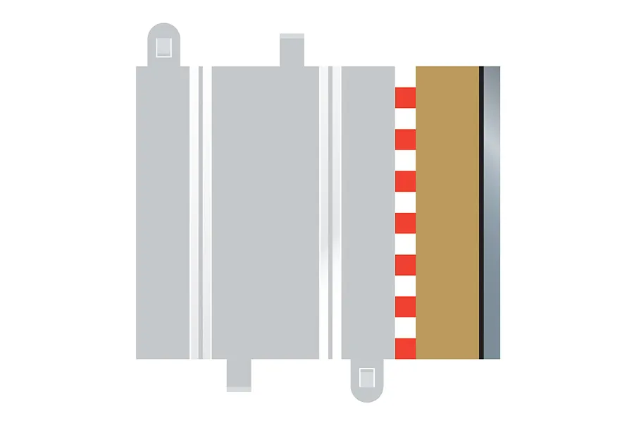 Scalextric 1/32 Track Borders &amp;amp; Barriers 175mm 4Pcs image 53485