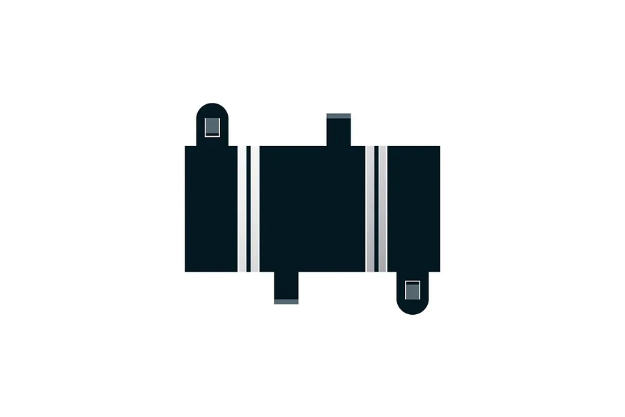 Scalextric 1/32 Track Short Straight 78mm 2Pcs image 53496