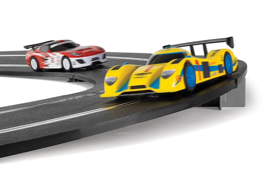 Scalextric 1/32 Track Radius 3 Banked Curve 45 Degree 2Pcs with Supports image 53520