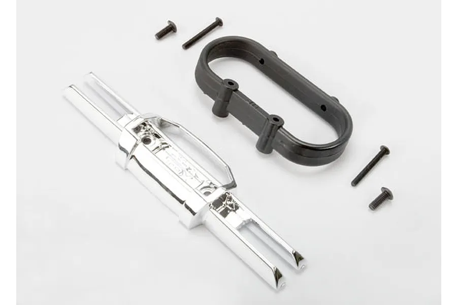 Traxxas Rear Bumper (Chrome) w/ Mounting Hardware image 5356