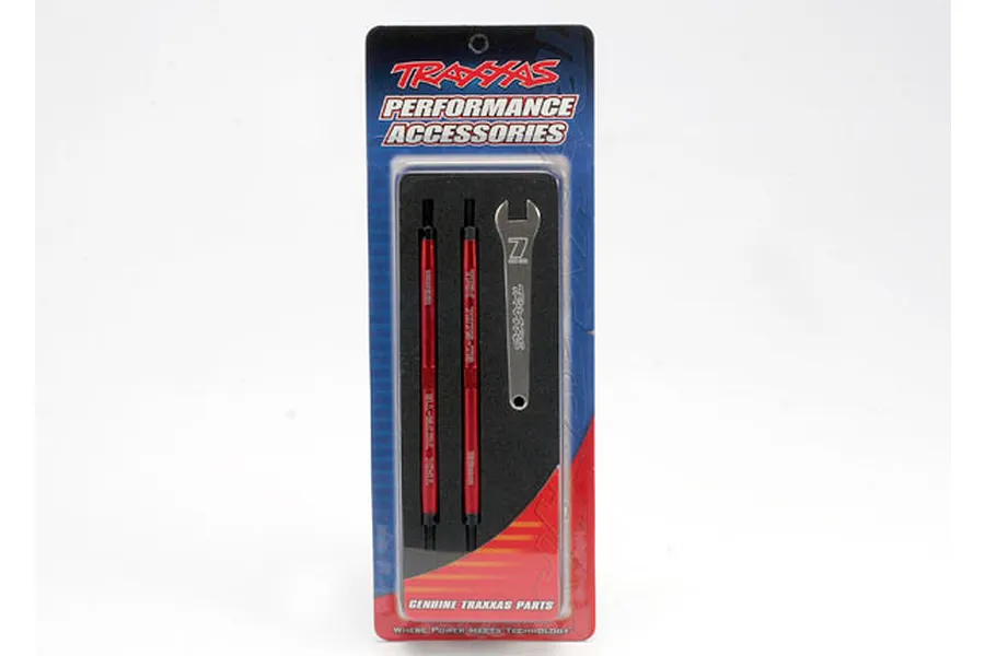 Traxxas Tubes Red Aluminium Turnbuckles 2Pcs image 5358