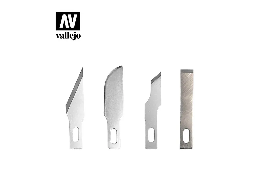 Vallejo Assorted Blades 5Pcs w/ Case image 53604