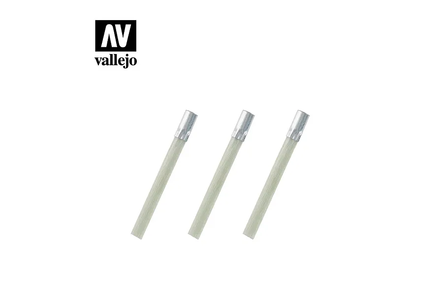 Vallejo Glass Fiber Cleaning Brush Refills (4mm) 3Pcs image 53609