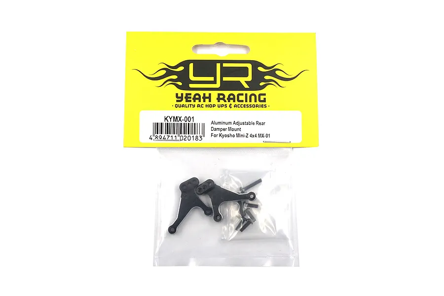 Yeah Racing Mini-Z 4x4 MX-01 Black Aluminium Adjustable Rear Shock Tower image 53661
