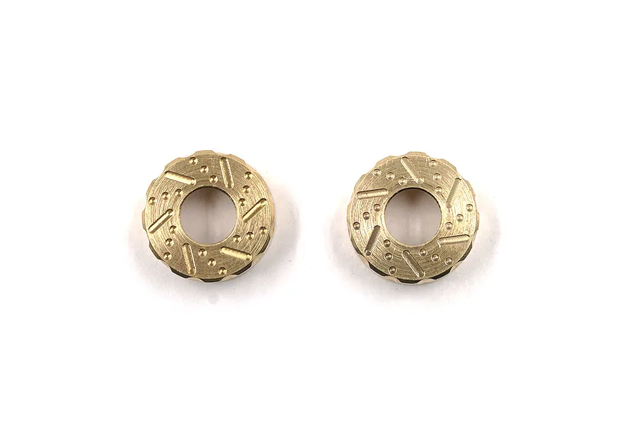 Yeah Racing Mini-Z 4x4 MX-01 Brass Rear Weight 2Pcs image 53662