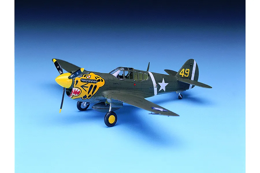 Academy 1/72 RAAF P-40E Warhawk Fighter Scaled Plastic Model Kit image 53742
