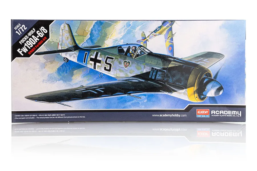 Academy 1/72 Focke-Wulf FW190A-6/8 Fighter Scaled Plastic Model Kit image 53745