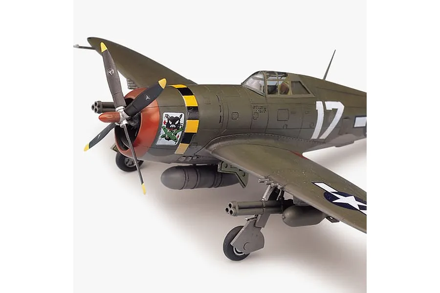 Academy 1/72 P-47D &amp;quot;Razorback&amp;quot; Fighter Scaled Plastic Model Kit image 53751