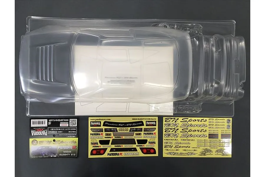 Pandora RC 1/10 Nissan Sileighty S13/BN Sports Unpainted Body Shell