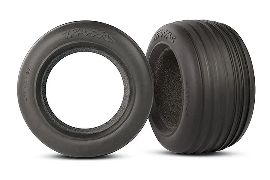 Traxxas 2.8&amp;quot; Ribbed Tyres w/ Foam Inserts 2Pcs image 5394