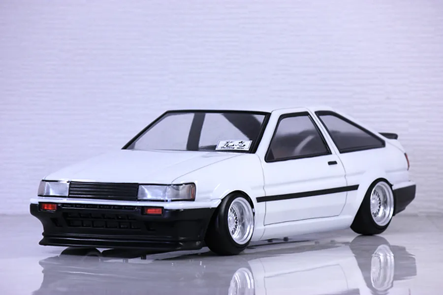 Pandora RC 1/10 Toyota AE86 Corolla Levin 3 Door Unpainted Body Shell image 53948