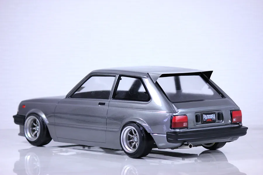 Pandora RC 1/10 Toyota Starlet KP61 Late model Unpainted Body Shell image 53989