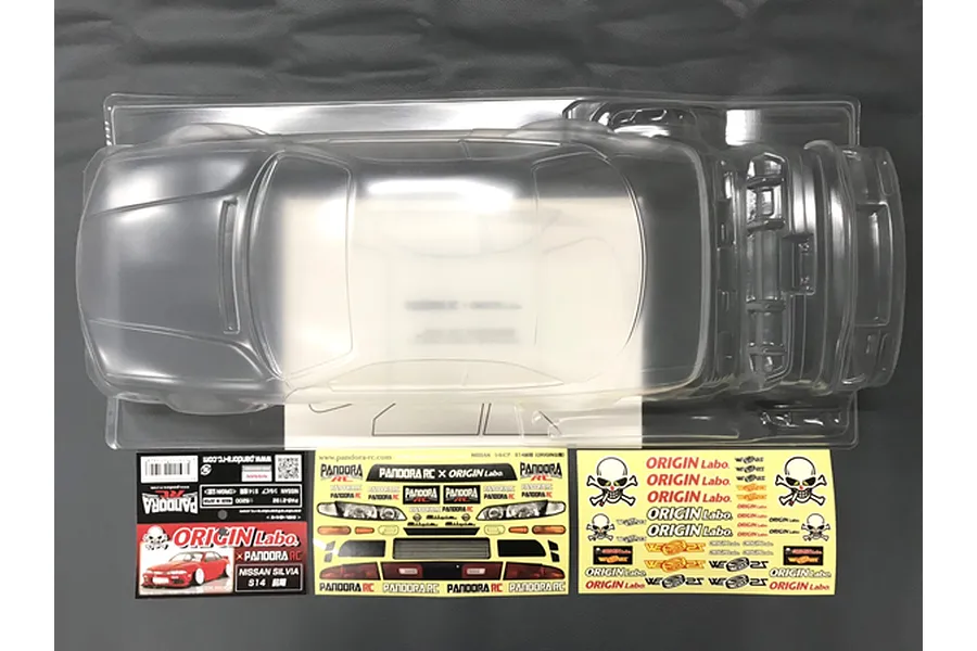 Pandora RC 1/10 Nissan Silvia S14 Early Model/Origin Labo. Unpainted Body Shell image 54082