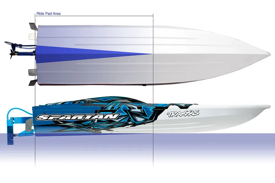 Traxxas Spartan Brushless Electric RC Speed Boat image 5410