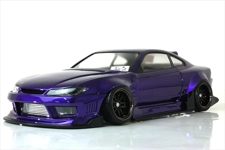 Pandora RC 1/10 Nissan Silvia S15 Raijin (Thunder God)/Origin Labo Unpainted Body Shell image 2
