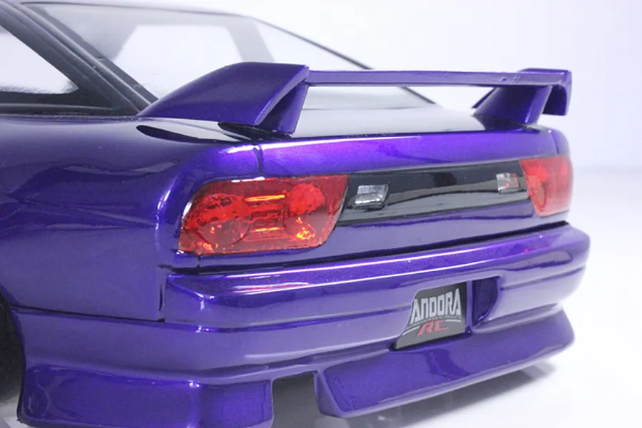 Pandora RC 1/10 Rear Wing Spoiler Version 1 (180SX) Unpainted Body Shell image 2