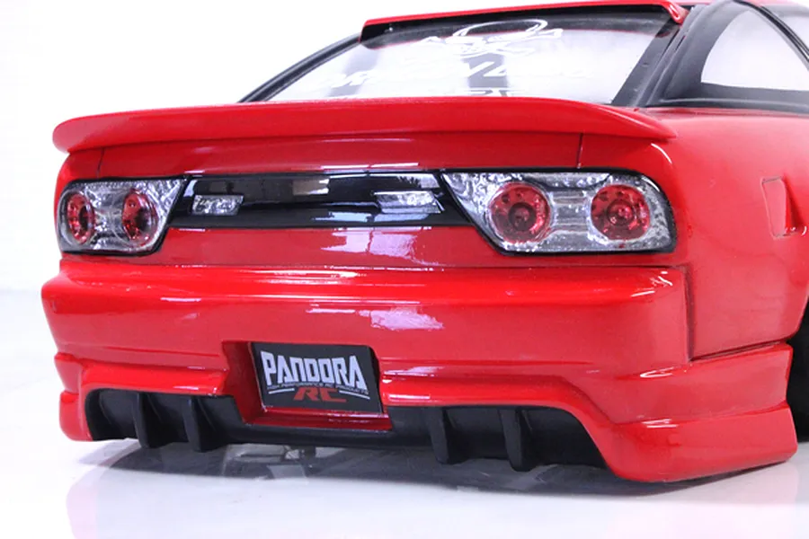 Pandora RC 1/10 Rear Wing Spoiler Version 4 Type A Unpainted Body Shell image 54219