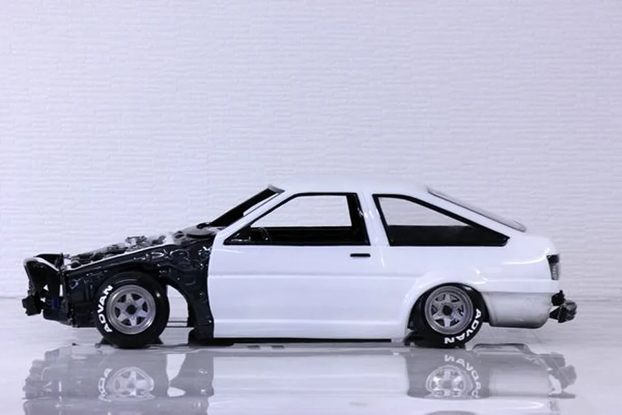 Pandora RC 1/10 AE86 Inner Set Unpainted Body Shell image 54232