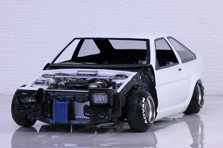 Pandora RC 1/10 AE86 Inner Set Unpainted Body Shell image 54234