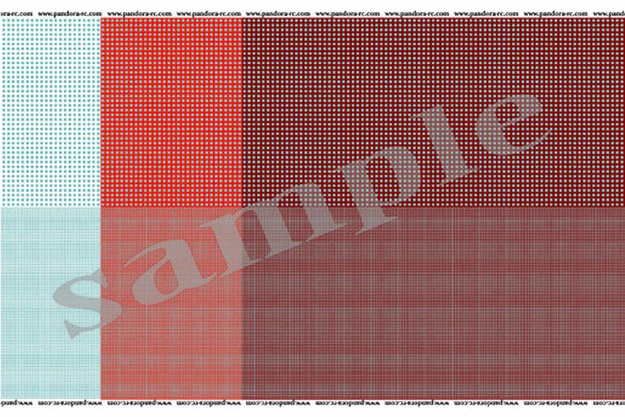 Pandora RC 1/10 3D Tail Light Decal Sheet image 54293