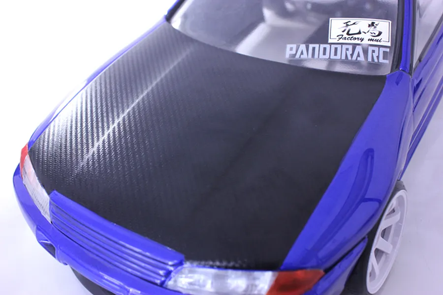 Pandora RC 1/10 Black Carbon Style Decal Sheet image 54295