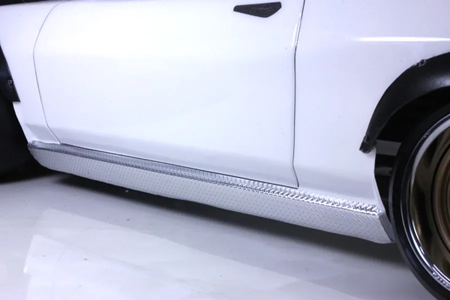 Pandora RC 1/10 3D Silver Checkered Steel Plate Decal Sheet image 54300