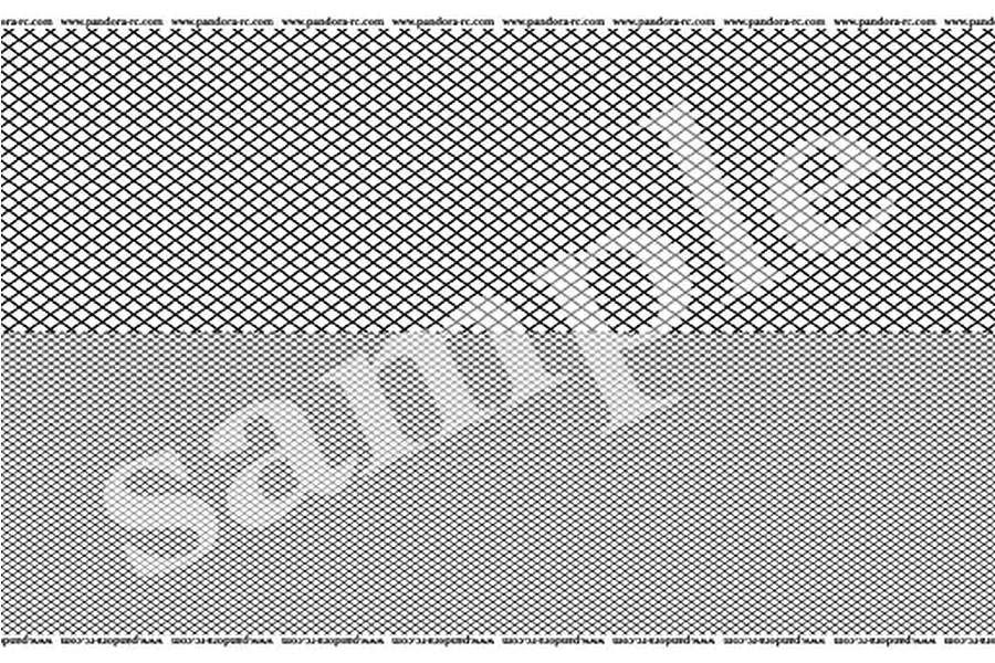 Pandora RC 1/10 3D Cross Mesh Decal Sheet image 54307