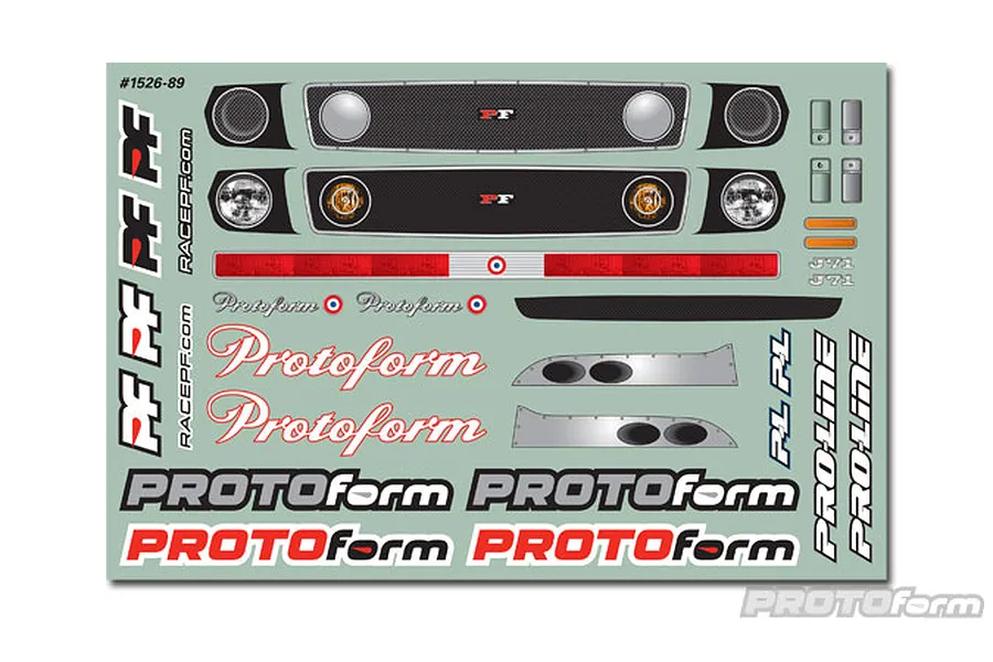 Protoform 1/10 J71 VTA Unpainted Body Shell image 54436
