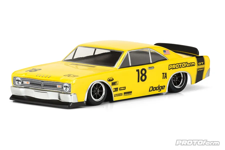 Protoform 1/10 1967 Dodge Dart Unpainted Body Shell image 54437