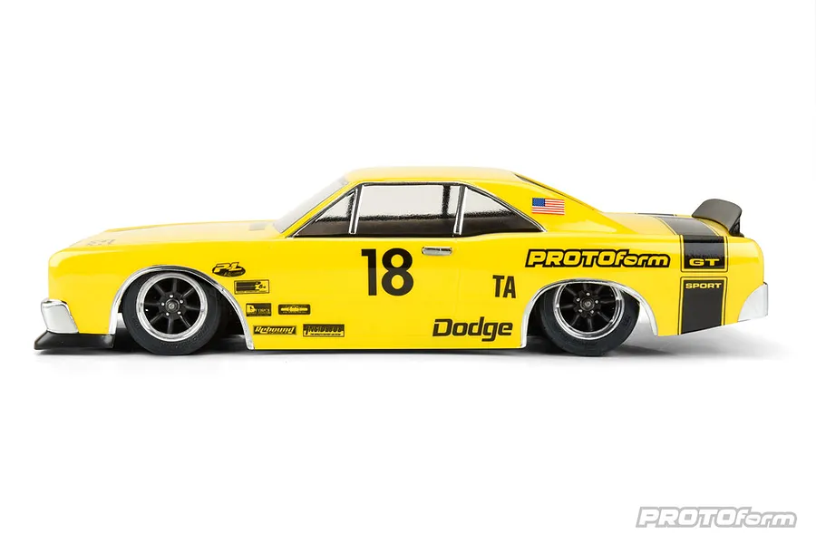 Protoform 1/10 1967 Dodge Dart Unpainted Body Shell image 54441