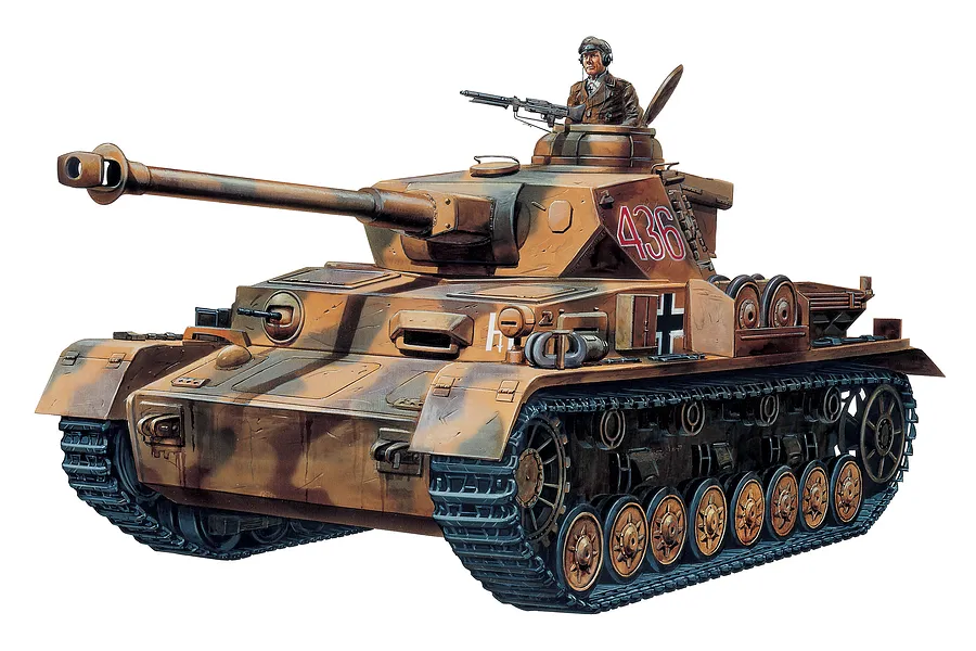 Academy 1/35 German Panzerkampfwagen IV Ausf.H/J Medium Tank Scaled Plastic Model Kit image 54508