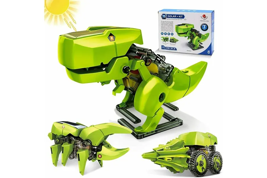 Academy Solar Power Animal Robot Set Edukit 3&amp;#039;n&amp;#039;1 Educational Model Kit image 54509