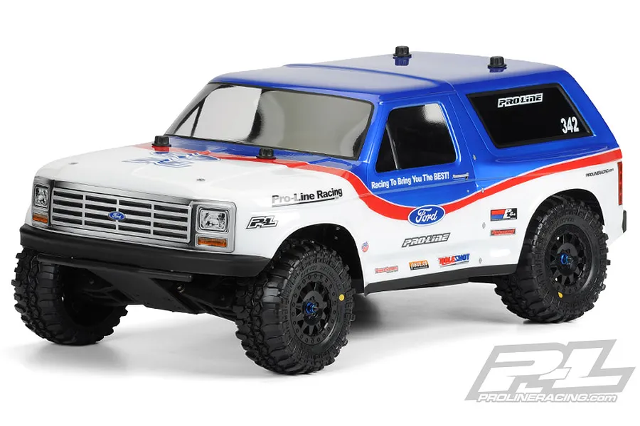 Pro-Line 1/10 1981 Ford Bronco Unpainted Clear Body Shell image 54540