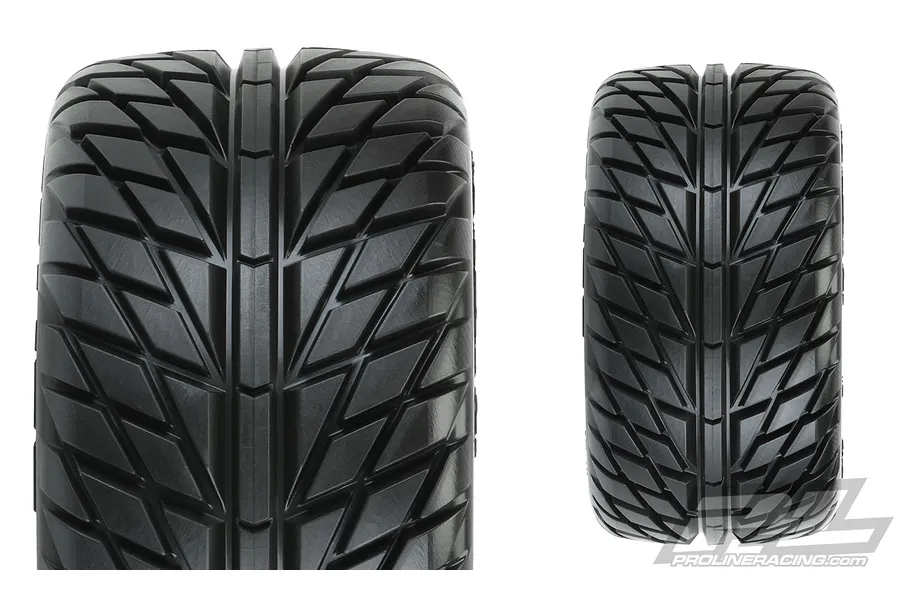 Pro-Line 2.8&amp;quot; Street Fighter LP Tyres on 10 Spoke Rims w/ Raid 6x30 Removable Hexes - Glued Wheels 2Pcs image 54568