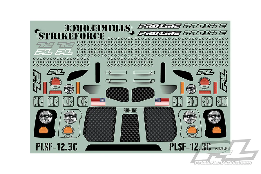 Pro-Line 1/10 Strikeforce Unpainted Body Shell image 54661