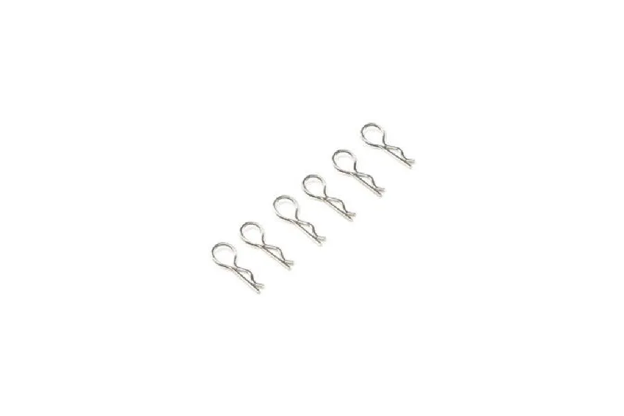 Losi 1mm Silver Mini Body Pins 6Pcs image 54692