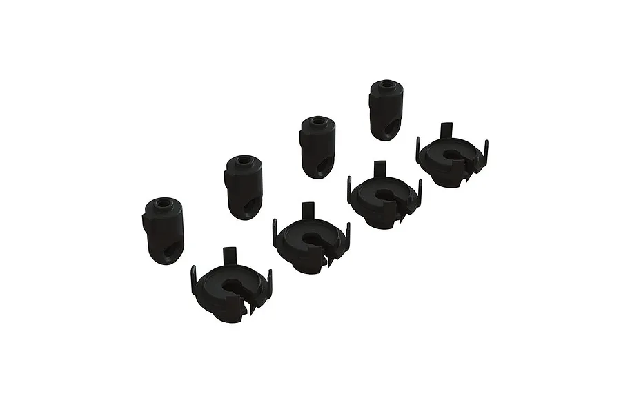 ARRMA 1/5 8S EXB Shock End &amp;amp; Spring Retainer Set image 54700