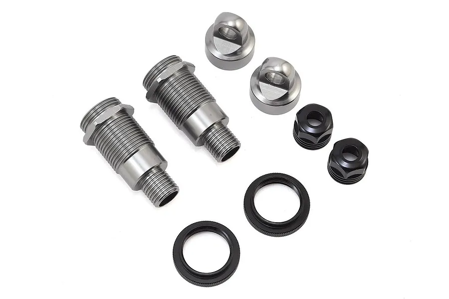 Losi Front Aluminium Shock Body &amp;amp; Collar Set image 54746