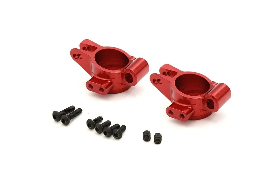 Kyosho Red Aluminium HD Rear Hub 2Pcs w/ Hardware image 54829
