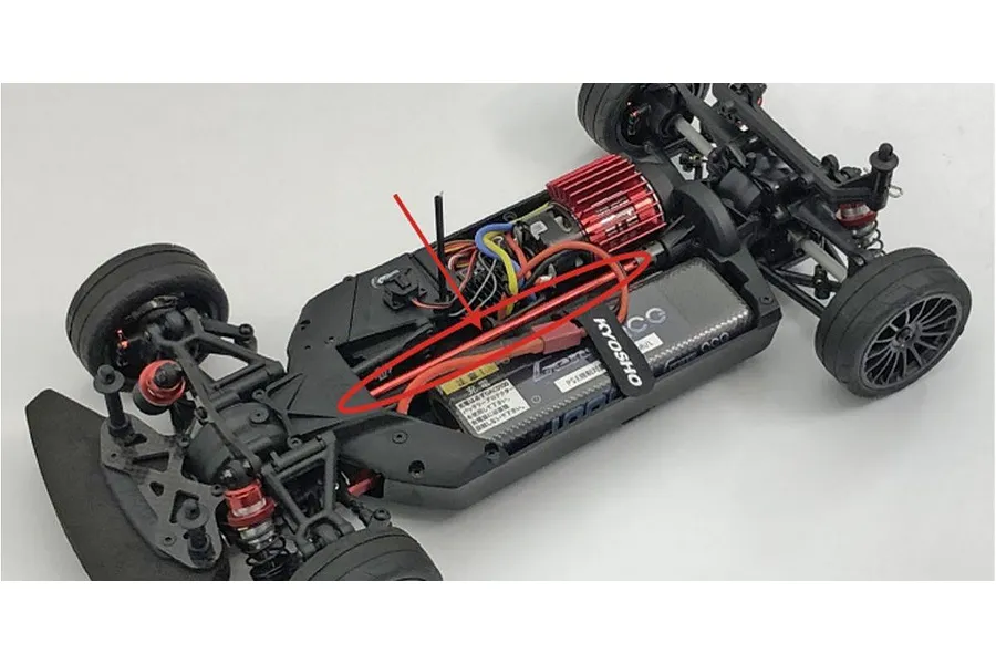 Kyosho Aluminium HD TC Centre Driveshaft 1Pc - Red image 54831