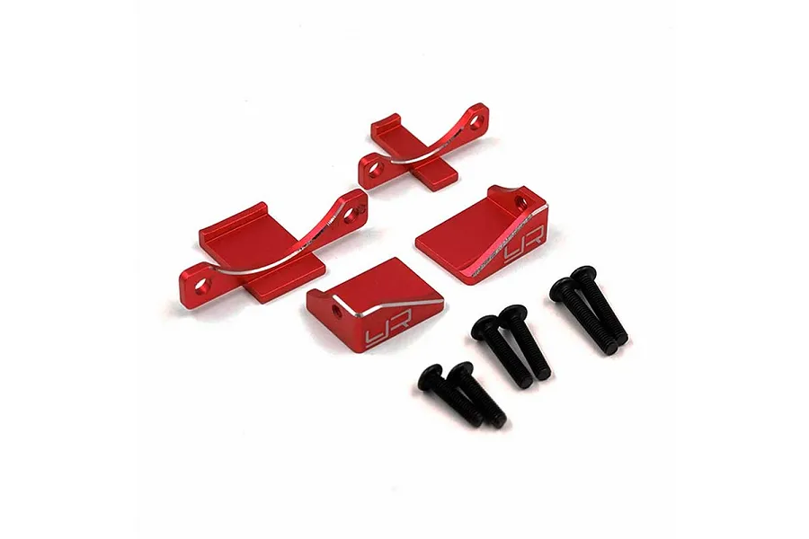 Yeah Racing Red Aluminium 30mm &amp;amp; 40mm Fan Mount w/ Hardware image 54838