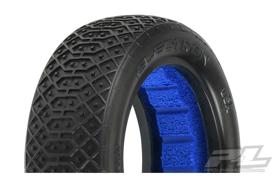 Pro-Line 2.2&amp;quot; MC (Clay) Electron 2WD Buggy Front Tyres 2Pcs w/ Closed Cell Foam Inserts image 54923