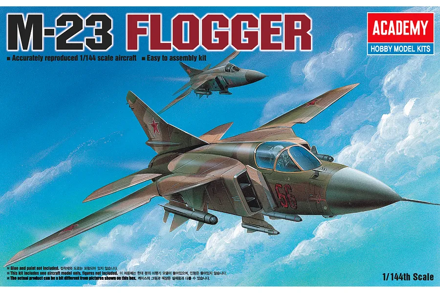 Academy 1/144 M-23 Flogger Scaled Plastic Model Kit image 54991