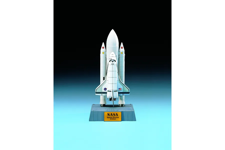 Academy 1/288 Space Shuttle &amp;amp; Booster Rockets Scaled Plastic Model Kit image 54999