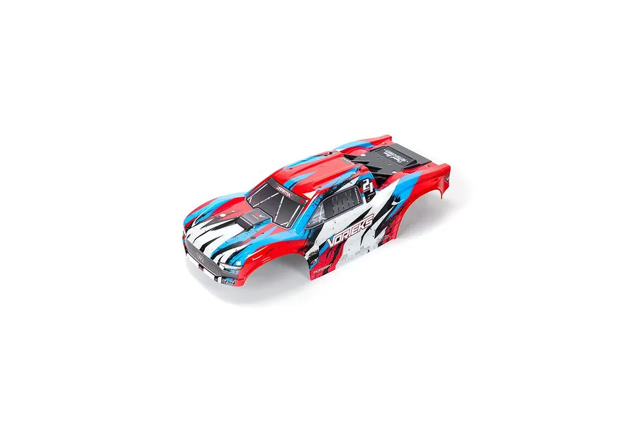 ARRMA 1/10 VORTEKS 4X4 Red Painted Body Shell image 55136